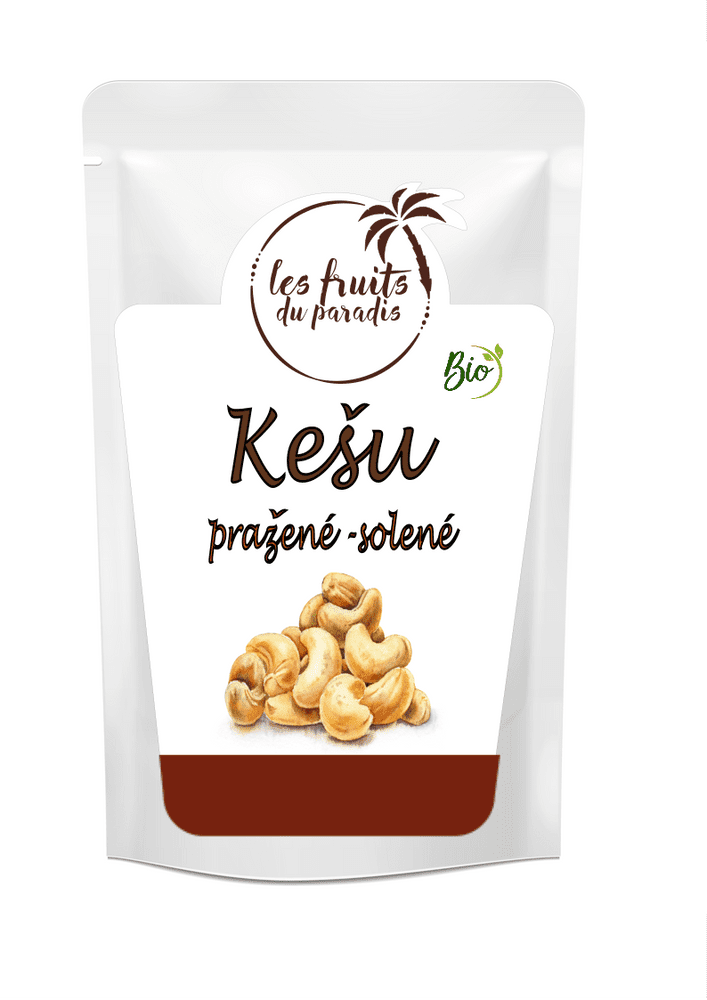 Fruits du Paradis Kešu oriešky pražené solené BIO 100 g